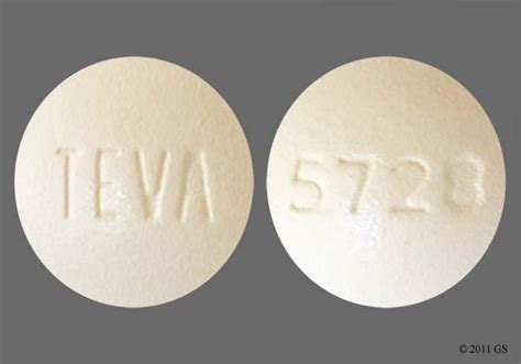 Example L484; Select the the pill color (optional). . Teva pill 5728